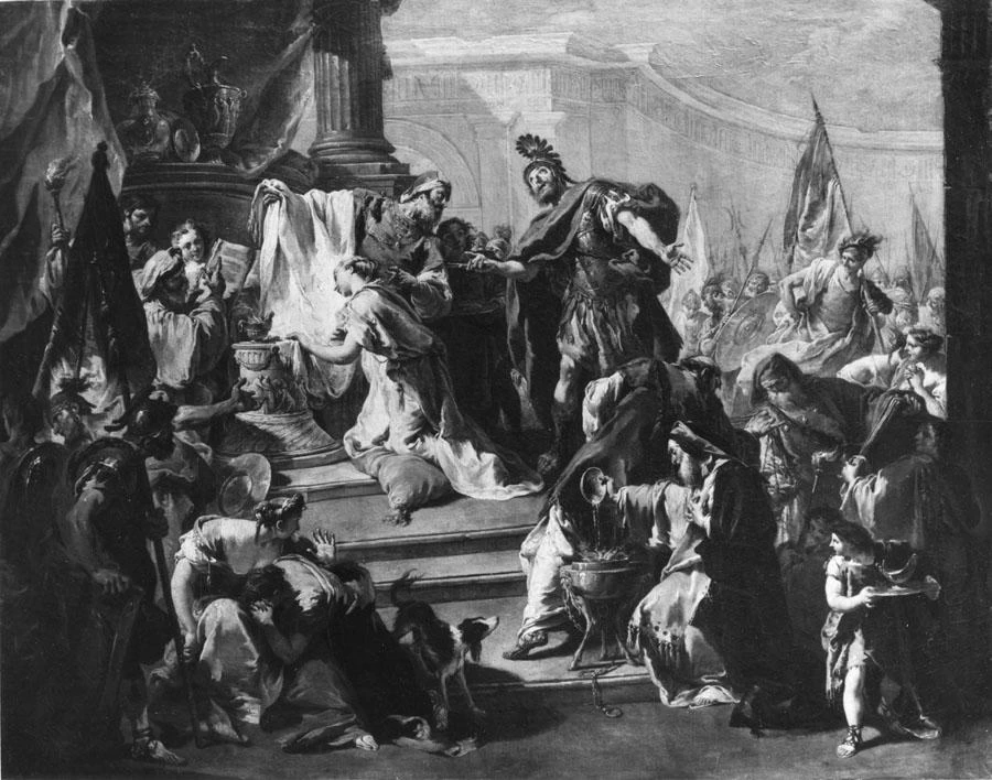 Giambattista Pittoni - Sacrificio della figlia di Iephte, Torino